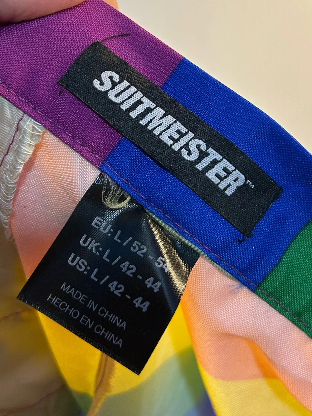 Suitmeister Rainbow Suit Large (42-44)
